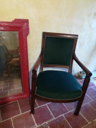 Réfection complète d'un fauteuil de style Restauration